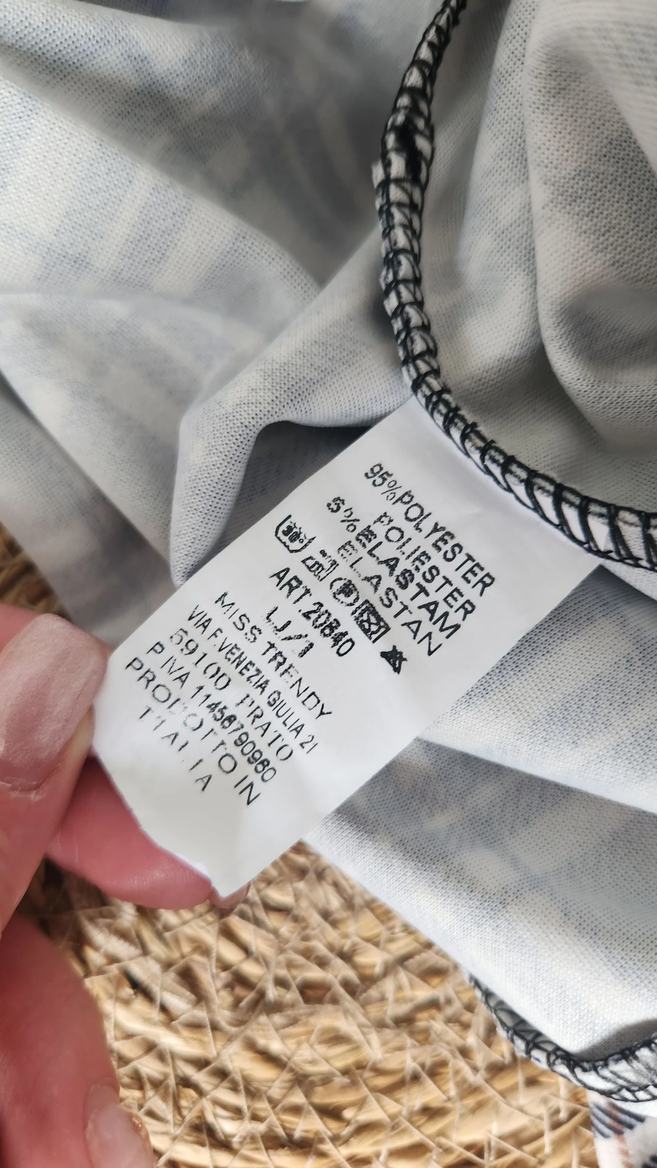 Wijde geruite broek met olifantspoten ●Maat M●🌸 Afmetingen in beschrijving – photo 8